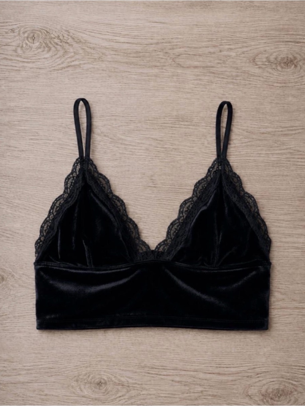 Velvet bralette